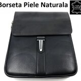 Modern borseta piele naturala, personalizare initiale gratuita